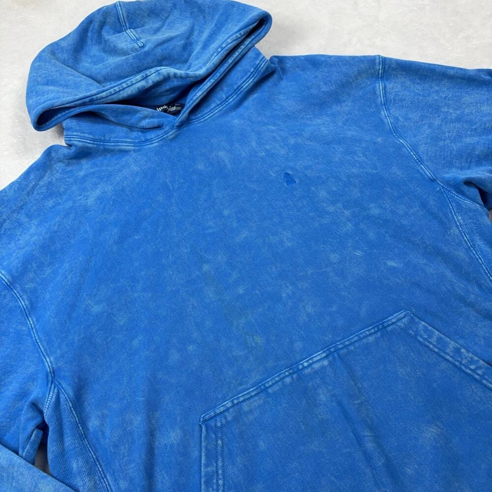 Chubbies Hoodie Pullover Men M Blue Fleece Hooded Pockets Relaxed Washed